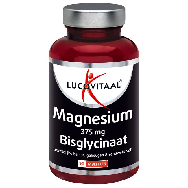 Lucovitaal Magnesium 375mg bisglycinaat 90 Tabletten