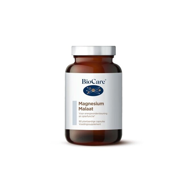 BioCare Magnesium malaat 90 Vegetarische capsules