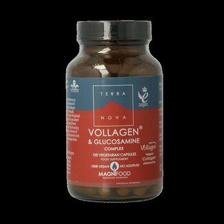 Terranova Terranova Vollagen & glucosamine complex 100 Vegetarische capsules