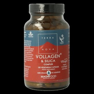 Terranova Terranova Vollagen & silica complex 100 Vegetarische capsules