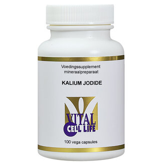 Vital Cell Life Vital Cell Life Kalium jodide 500mg 100 Vegetarische capsules