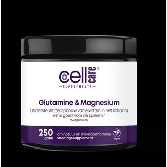 CellCare CellCare Glutamine & magnesium 250 Gram