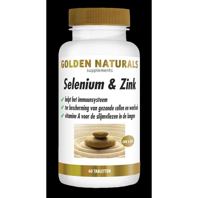 Golden Naturals Selenium & zink 60 Tabletten