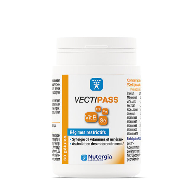 Nutergia Vectipass 60 Capsules