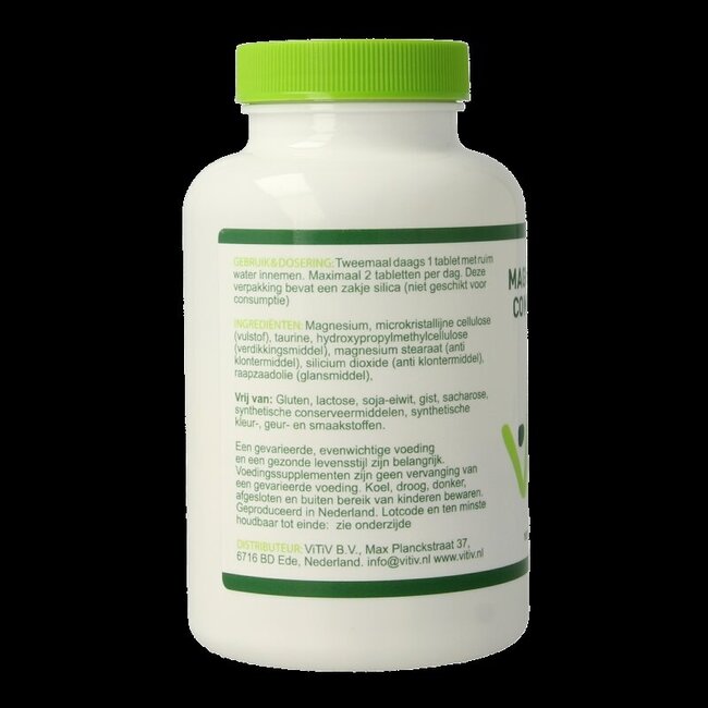 Vitiv Magnesium compleet met taurine 100 Tabletten