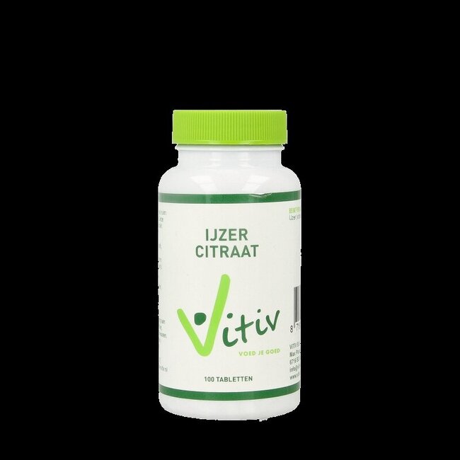 Vitiv IJzer citraat 100 Tabletten