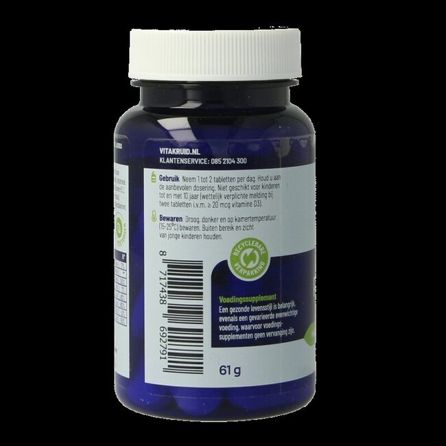 Vitakruid RelaxComplex avec Taurate de Magnésium & Vitamine D3 30 Comprimés