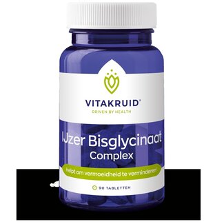 Vitakruid Vitakruid IJzer Bisglycinaat 28 Complex oa Koper Vitamine C 90 Tabletten