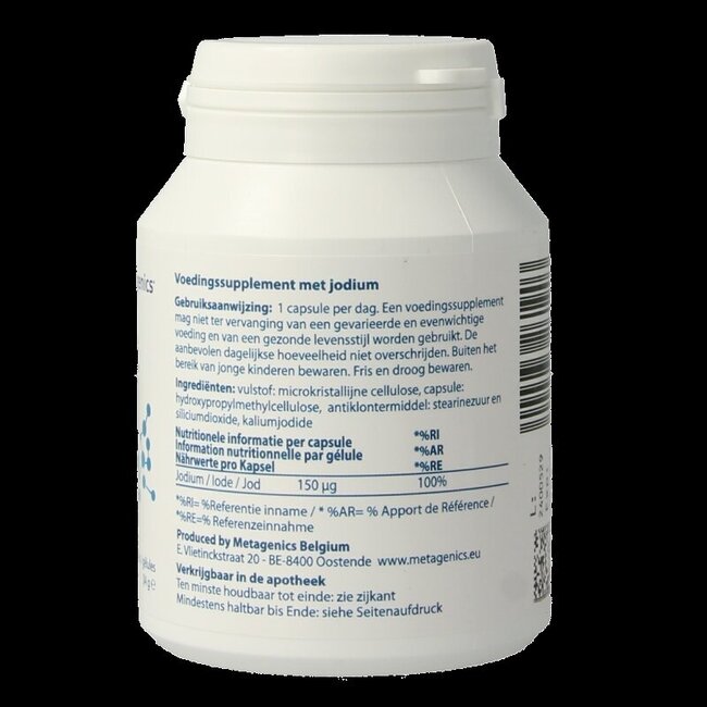 Metagenics Jodium 120 Capsules