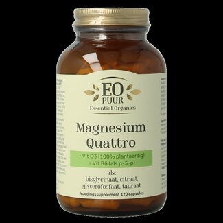 Essential Organ Essential Organ Magnesium quattro puur 120 Vegetarische capsules