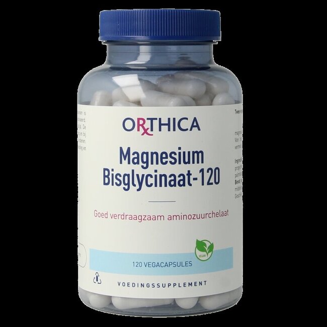 Orthica Magnesium bisglycinaat 120 Vegetarische capsules