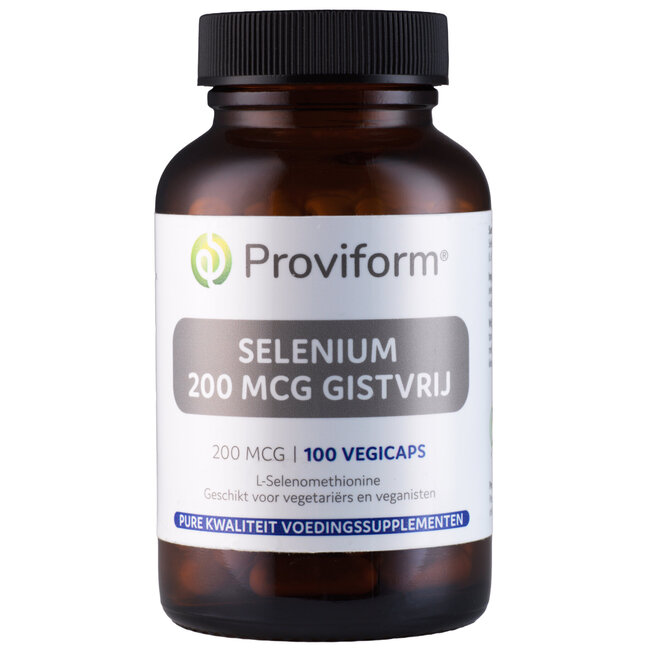 Proviform Selenium 200mcg gistvrij 100 Vegetarische capsules