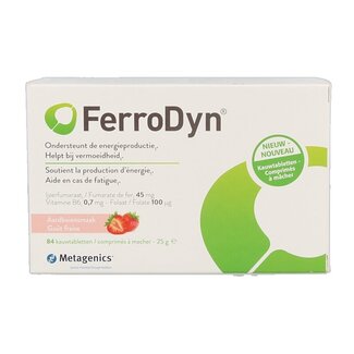Metagenics Metagenics Ferrodyn 84 Comprimés à Croquer