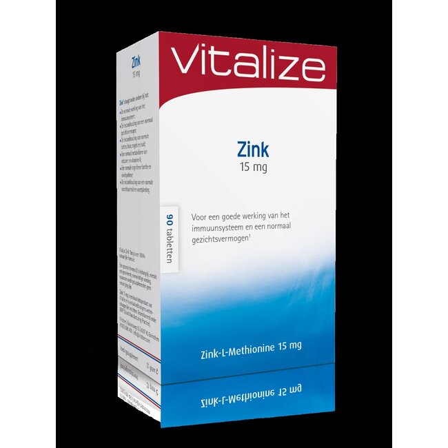 Vitalize Zink 15mg 90 Tabletten