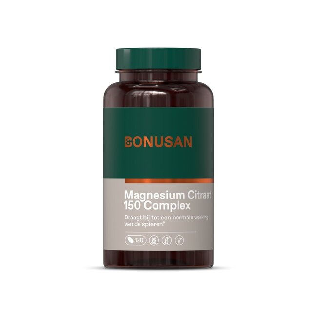 Bonusan Magnesiumcitraat 150mg plus 120 Tabletten