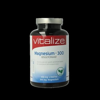 Vitalize Vitalize Magnesium 300 bisglycinaat 120 Tabletten