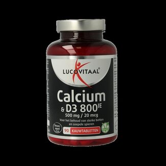 Lucovitaal Lucovitaal Calcium 500mg + D3 20mcg 90 Comprimés à Croquer