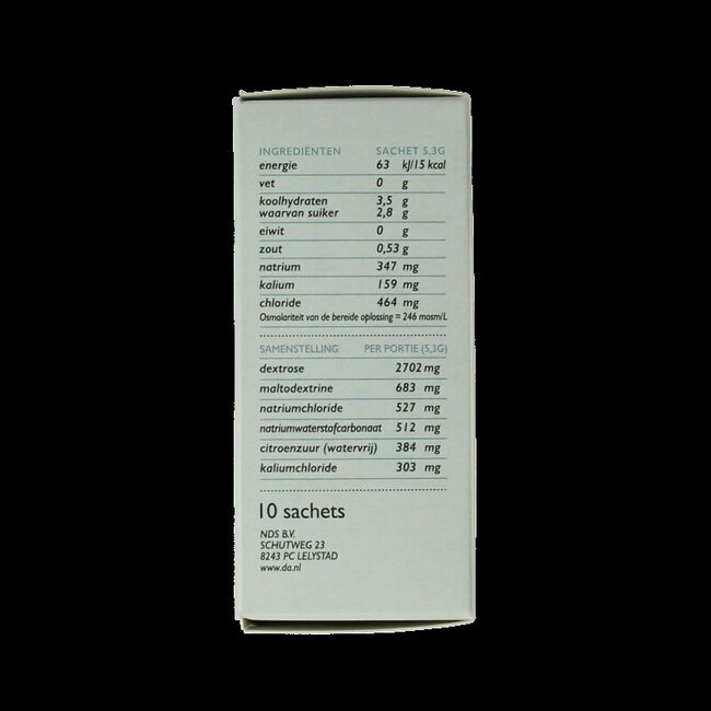 DA O.R.S. sachets sinaasappel/granaatappel 10 Stuks