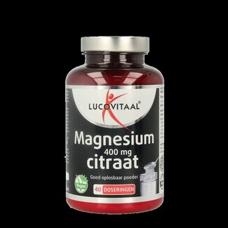 Lucovitaal Lucovitaal Magnesium citraat 400mg poeder 100 Gram