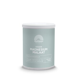 Mattisson Mattisson Magnesium malaat met actieve vorm vit. b6 200 Gram