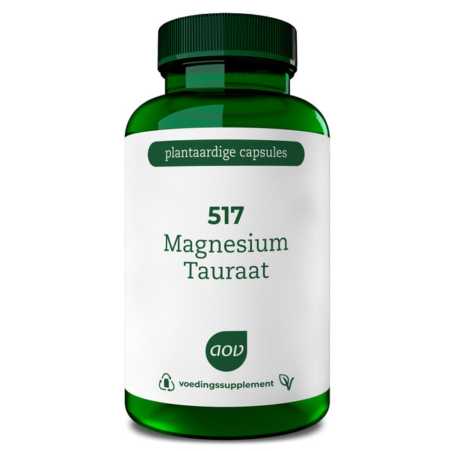 AOV 517 Magnesium tauraat 90 Vegetarische capsules