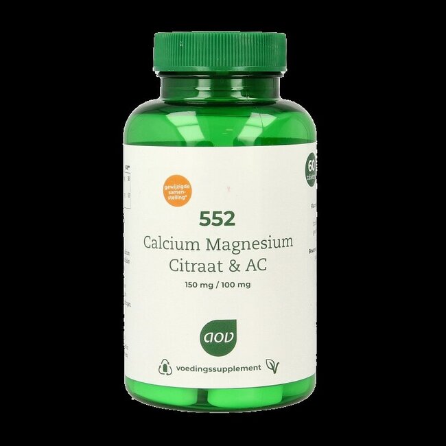AOV 552 Calcium & magnesium citraat AC 60 Tabletten