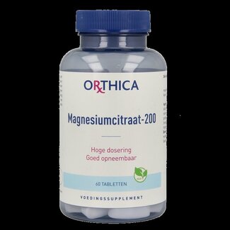 Orthica Orthica Citrate de magnésium 200 60 comprimés