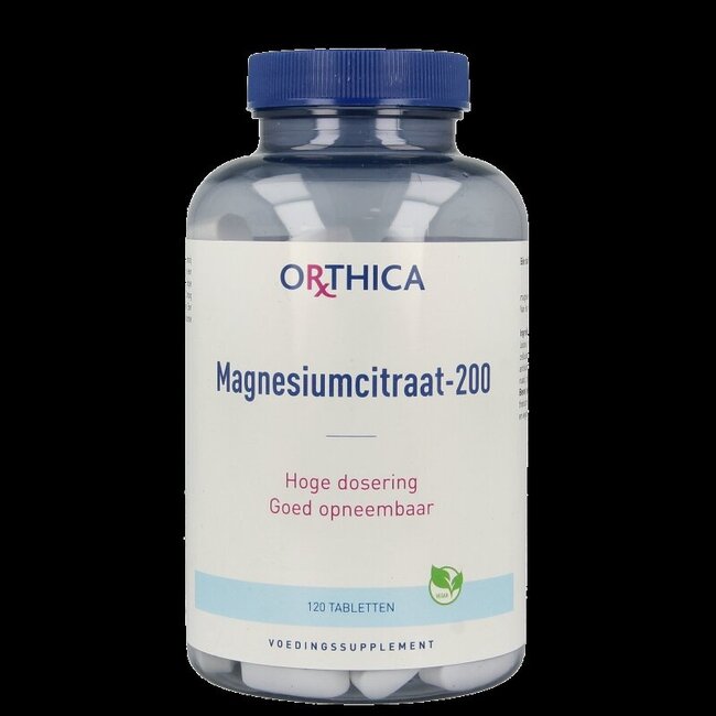 Orthica Magnesium citraat 200 120 Tabletten