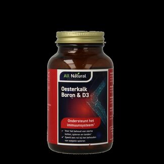 All Natural Oesterkalk Entièrement Naturelle 90 Comprimés