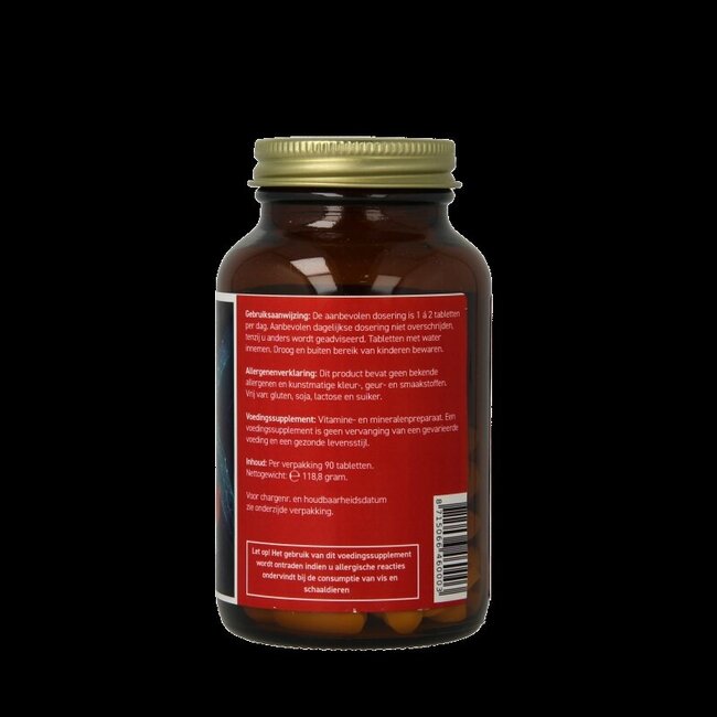 Oesterkalk Entièrement Naturelle 90 Comprimés