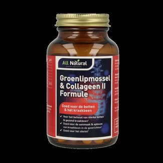 All Natural All Natural Groenlipmossel & collageen II formule 60 Tabletten