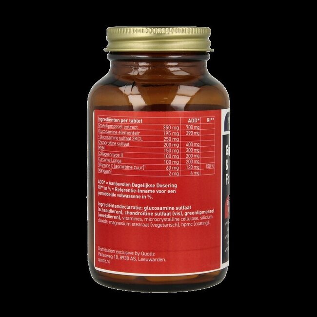 All Natural Groenlipmossel & collageen II formule 60 Tabletten