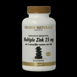 Golden Naturals Golden Naturals Multiple zink 25mg 90 Tabletten