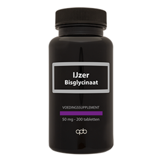 APB Holland APB Holland IJzer bisglycinaat 500mg 200 Tabletten