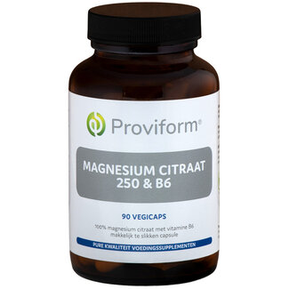 Proviform Proviform Magnesium citraat 250 & B6 90 Vegetarische capsules