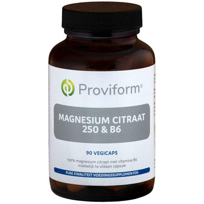 Proviform Magnesium citraat 250 & B6 90 Vegetarische capsules