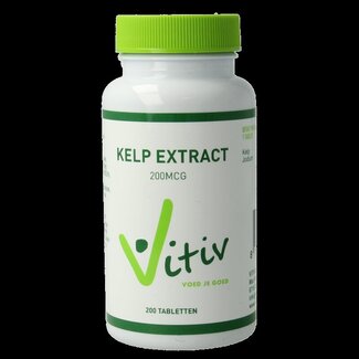 Vitiv Vitiv Kelp extract 200mcg 200 Tabletten