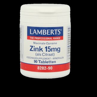 Lamberts Lamberts Citrate de Zinc 15 mg 90 Comprimés