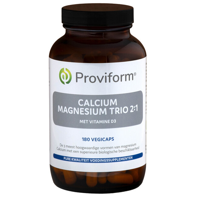 Proviform Calcium magnesium trio 2:1 & D3 180 Vegetarische capsules