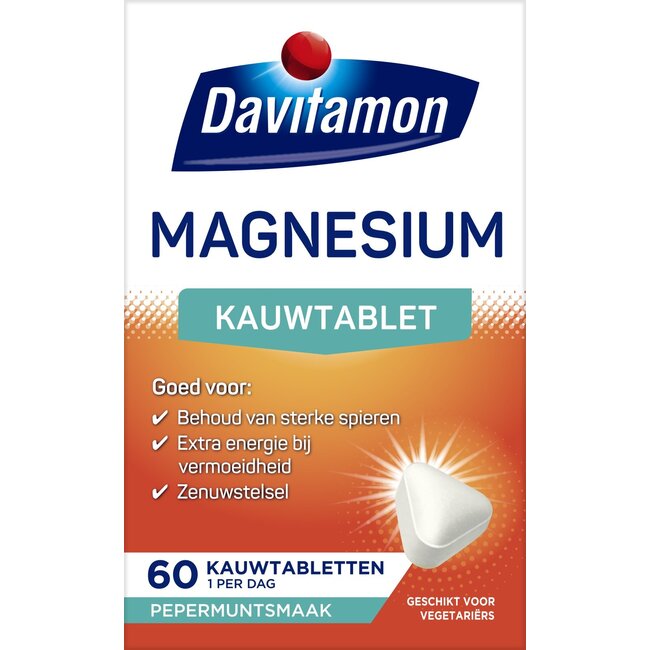 Davitamon Magnesium 60 Kauwtabletten