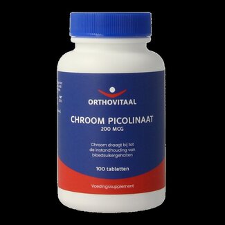 OrthoVitaal OrthoVitaal Chroom picolinaat 200mcg 100 Tabletten