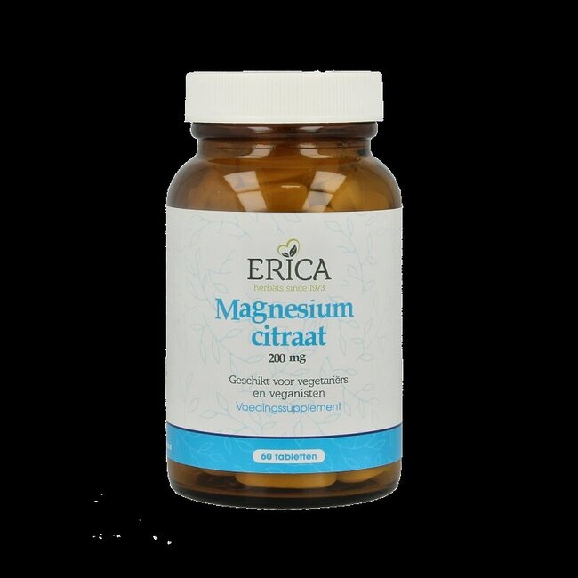 Erica Magnesium citraat 200mg 60 Tabletten