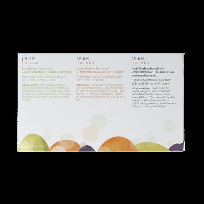 Pure Ferro forte 60 Tabletten