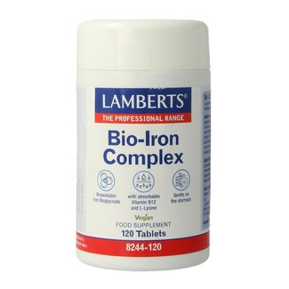 Lamberts Lamberts Bio-ijzer complex 120 Tabletten