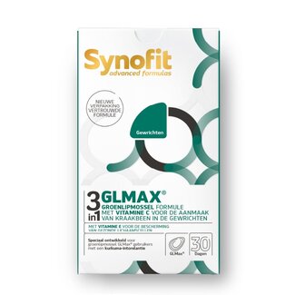 Synofit Synofit GLMax 3 in 1 groenlipmossel 60 Softgels