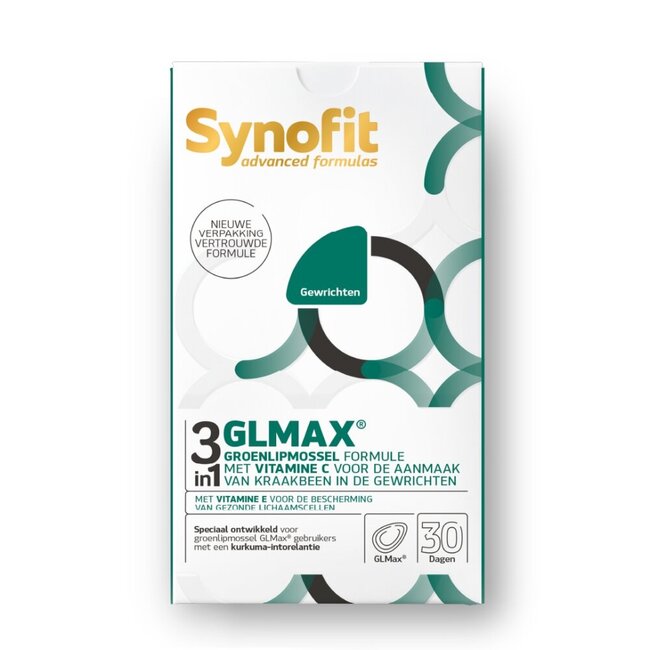 Synofit GLMax 3 in 1 groenlipmossel 60 Softgels