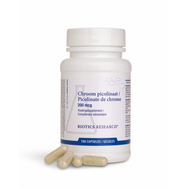Biotics Chroom picolinaat 200mcg 100 Capsules