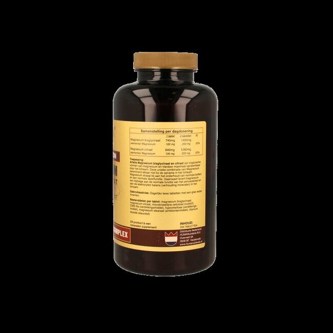 Artelle Magnesium bisglycinaat & citraat 250 Tabletten