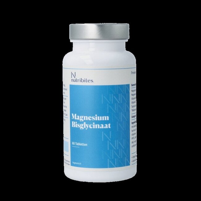 Nutribites Magnesium bisglycinaat 60 Tabletten