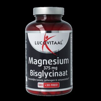 Lucovitaal Lucovitaal Magnesium bisglycinaat 375mg 210 Tabletten